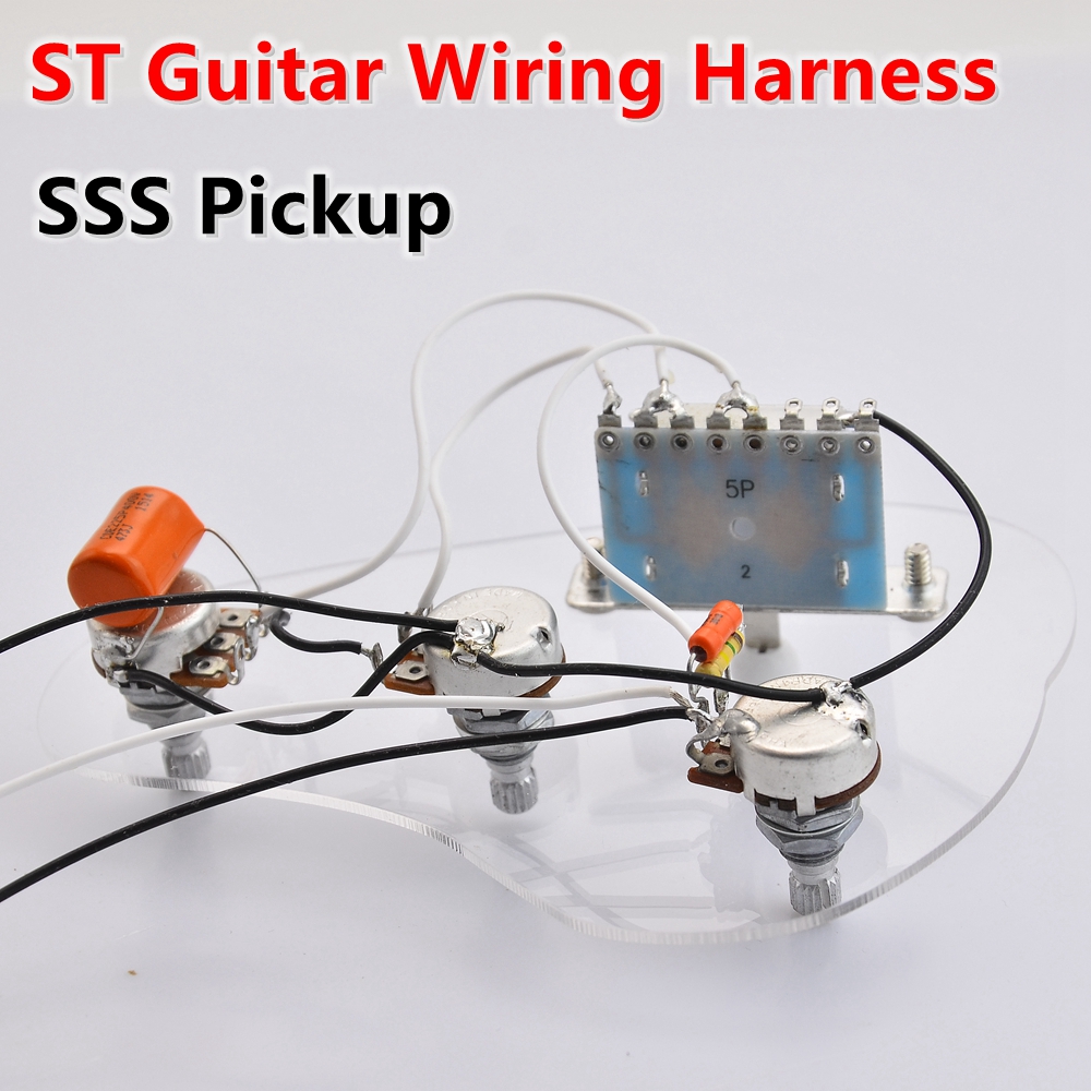 Diy Electric Guitar Electronics - 3x Alpha 250K Pots + 5-Way