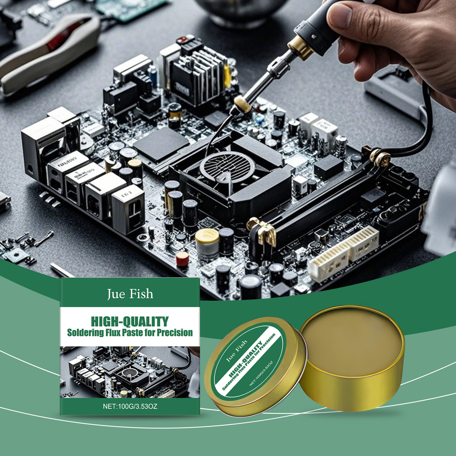 Diy Electronics Flux - 100g Soldering Flux-Paste,Solder Paste-Flux For Electronics