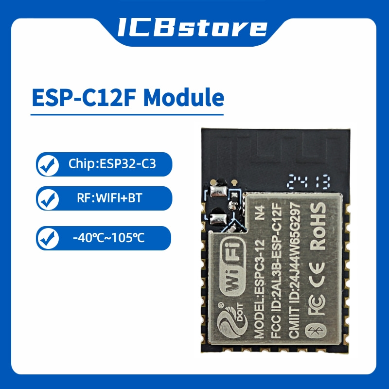 Esp32 Wifi Bluetooth - ESP32-C3 series module ESP-C12F serial port