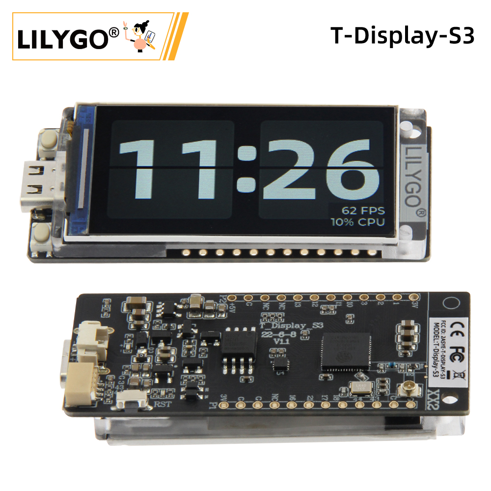 Esp32 Wifi Bluetooth - LILYGO® T-Display-S3 ESP32-S3 1.9 inch ST7789