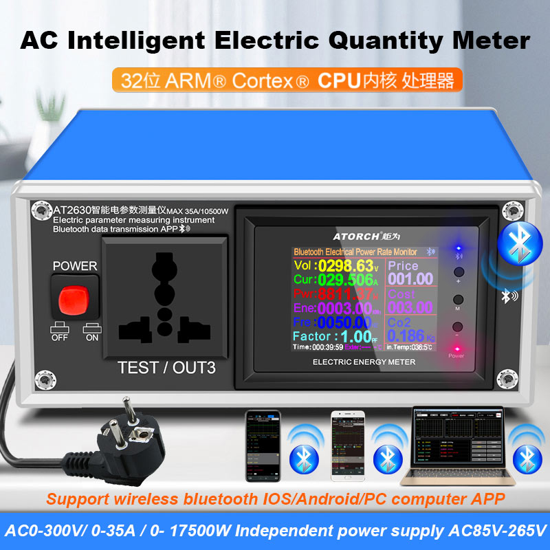 Logic Analyzer Usb - AT2630 AC Ammeter Voltmeter Digital Wattmeter