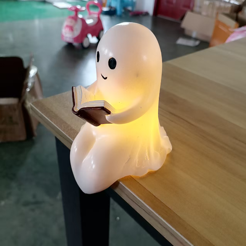 New Cute Ghost Reading Book La – Diy Halloween Electronics recenzja i cena