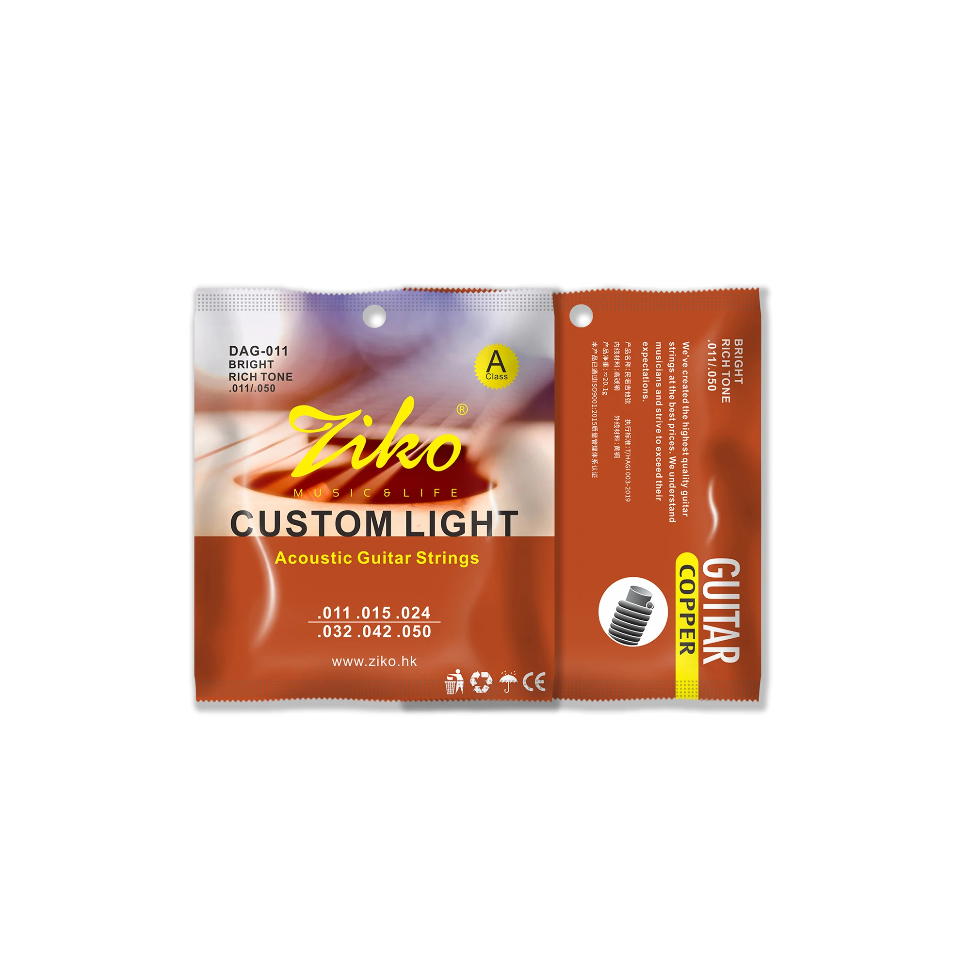ZIKO Acoustic Guitar String St – Diy Guitar Electronics recenzja i cena