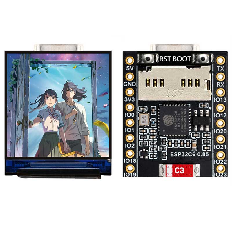 ESP32 C6 0.85 Inch 128X128 IPS – Esp32 Wifi Bluetooth recenzja i cena