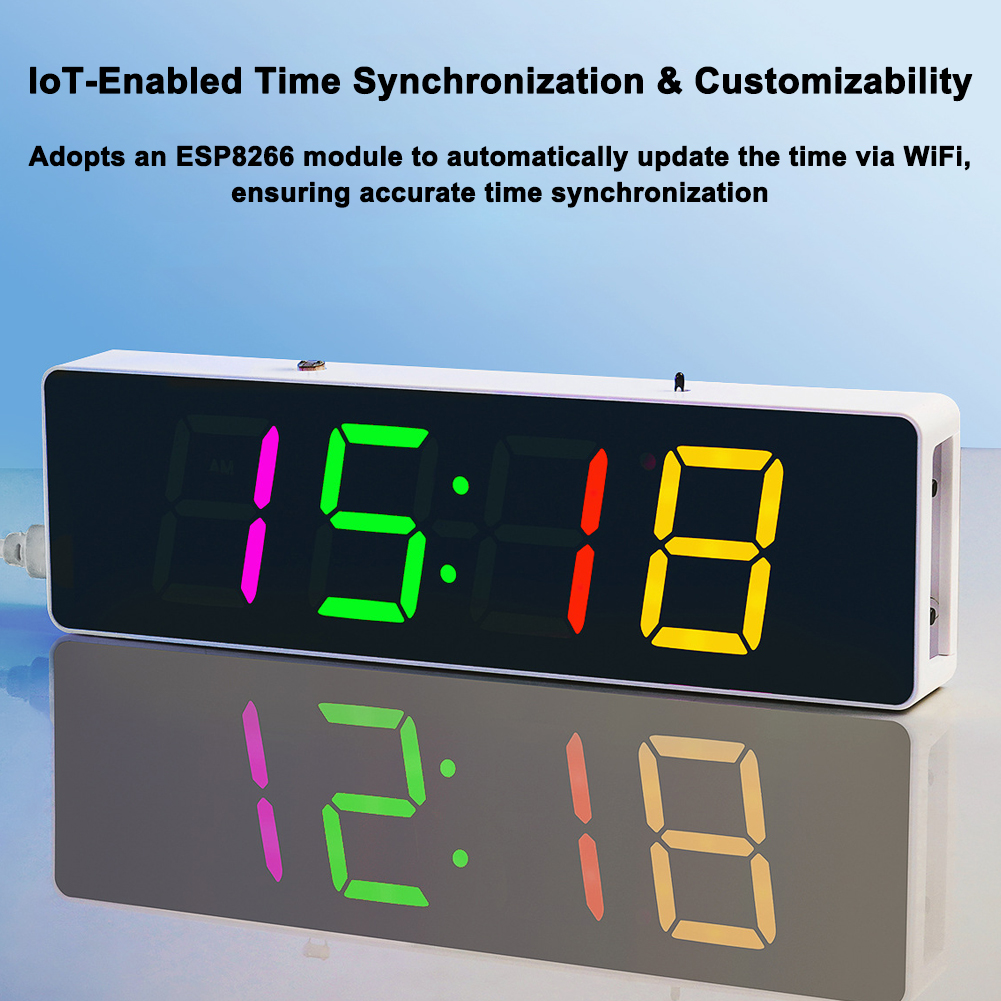 ESP8266 IoT Colorful WiFi Cloc – Diy Electronics Watch recenzja i cena