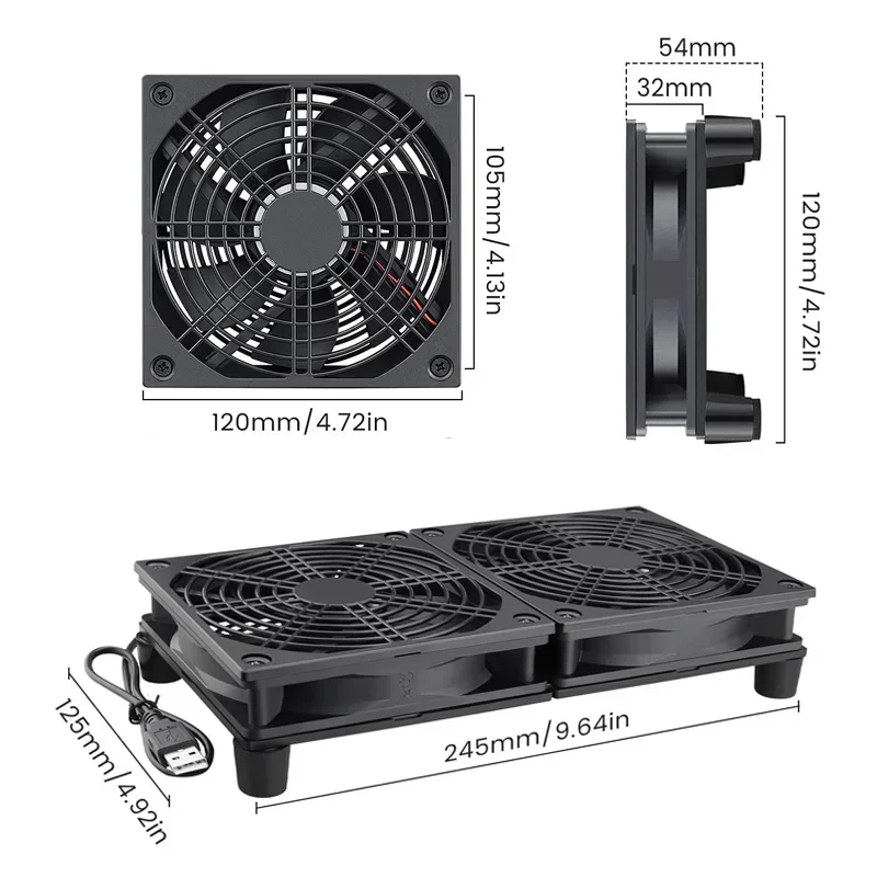 Router Cooling Fan High Airflo – Diy Electronics For Home recenzja i cena