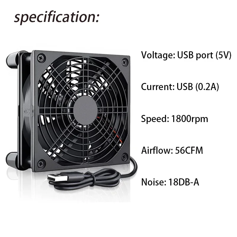Router Cooling Fan High Airflo – Diy Electronics For Home recenzja i cena
