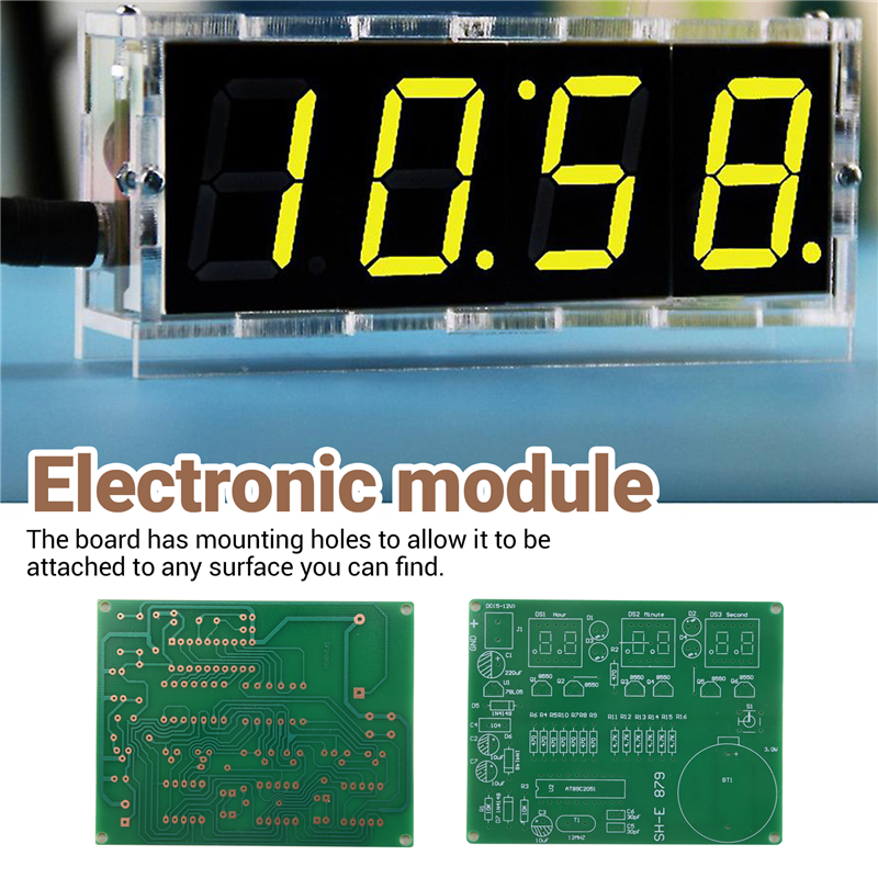 Stylish-AT89C2051 6 Digital LE – Diy Electronics Flux recenzja i cena