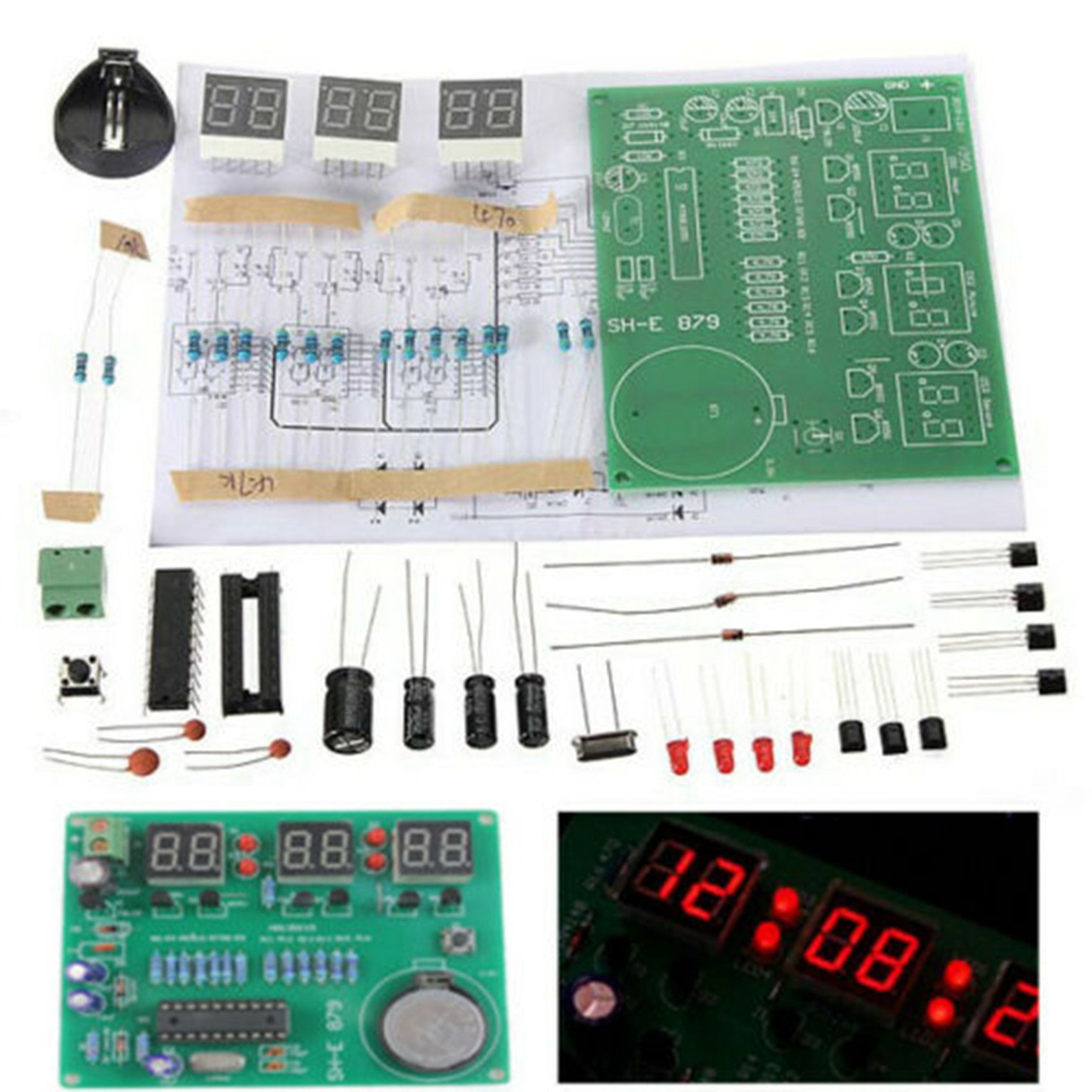 【PUBLICITY】3 Set AT89C2051 6 D – Diy Electronics Flux recenzja i cena