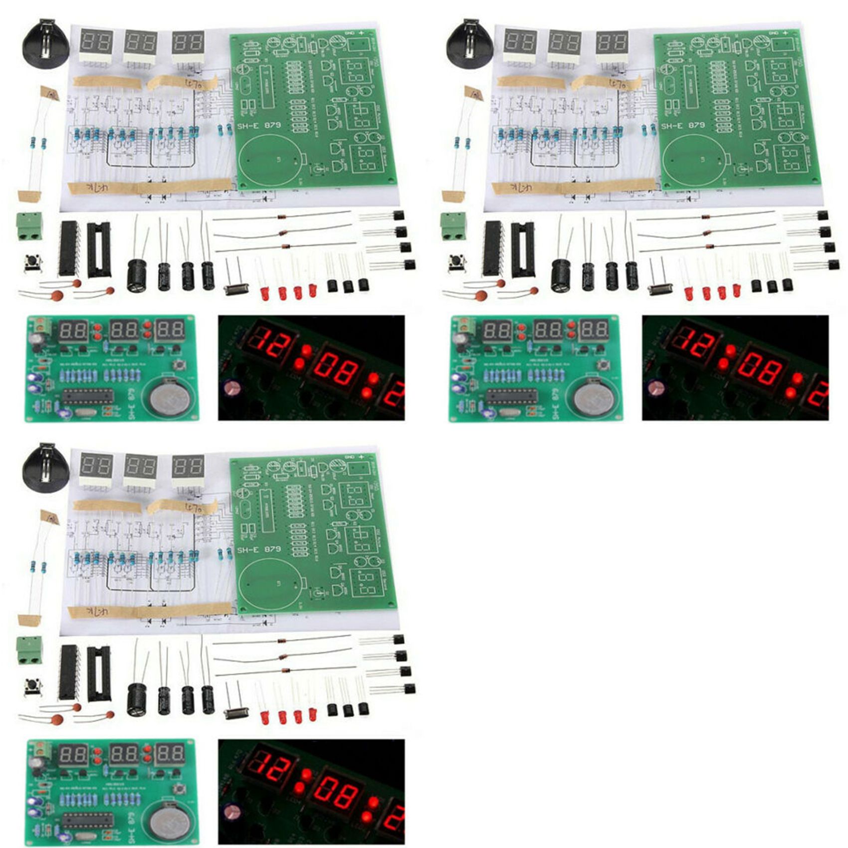【PUBLICITY】3 Set AT89C2051 6 D – Diy Electronics Flux recenzja i cena