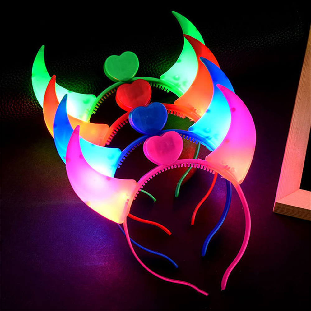 LED Cow Horn Headband Light Up – Diy Halloween Electronics recenzja i cena