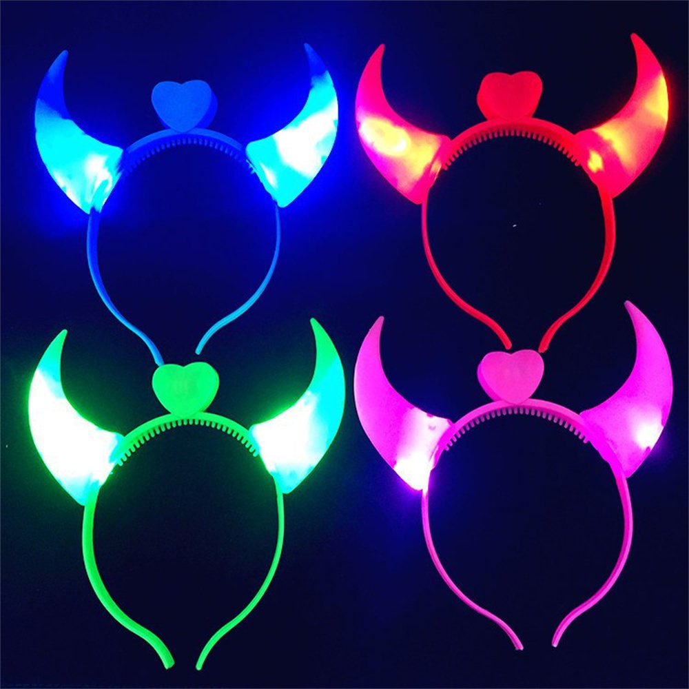 LED Cow Horn Headband Light Up – Diy Halloween Electronics recenzja i cena