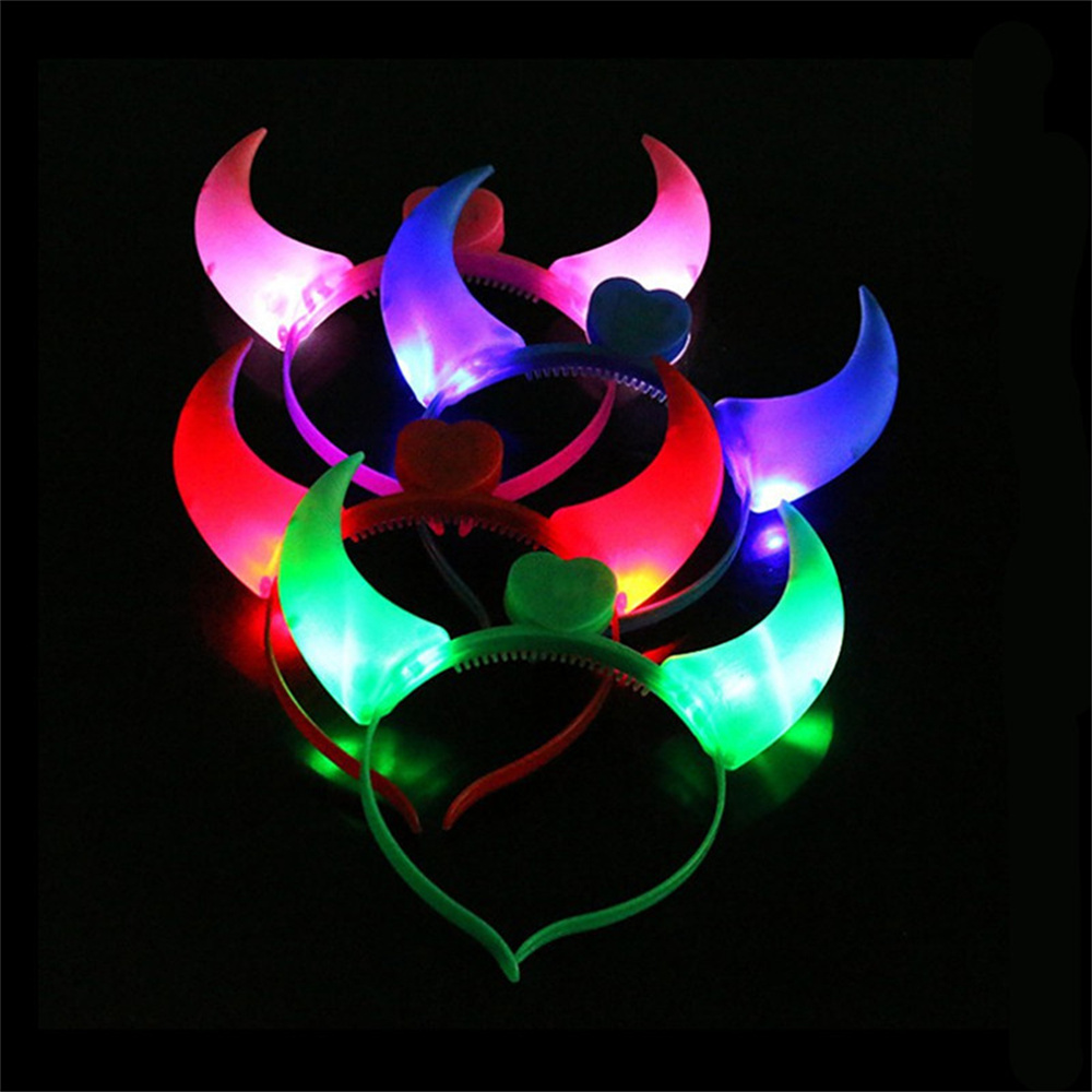 LED Cow Horn Headband Light Up – Diy Halloween Electronics recenzja i cena
