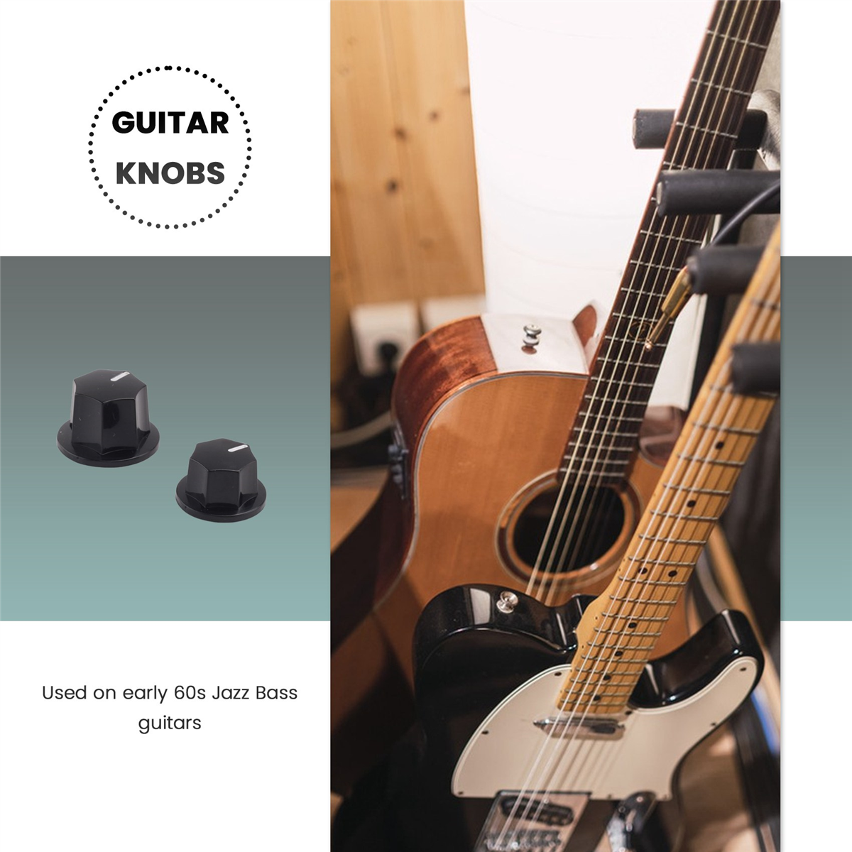 6Pcs Control Knob Volume Audio – Diy Guitar Electronics recenzja i cena