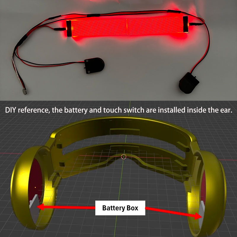 Red Flexible Bendable DIY LED  – Diy Halloween Electronics recenzja i cena