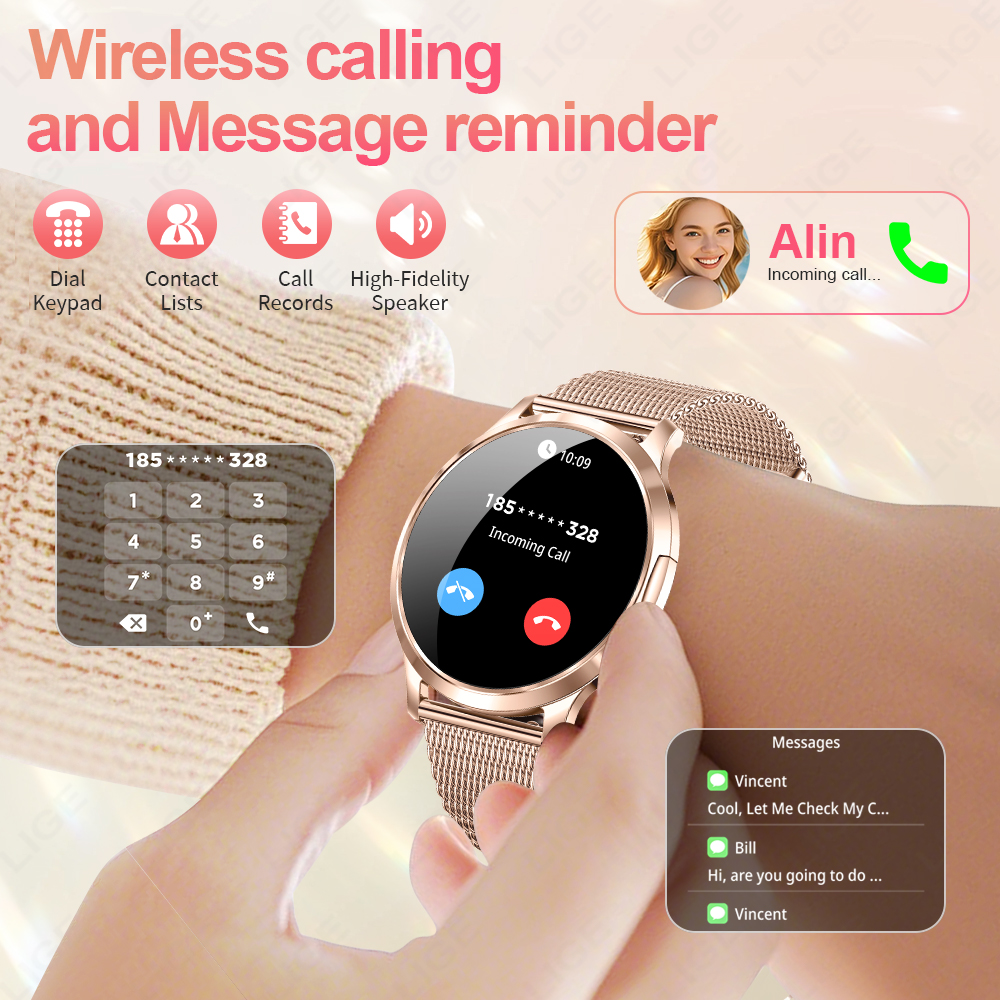 LIGE 2026 New Smart Watch Wome – Diy Electronics Music recenzja i cena