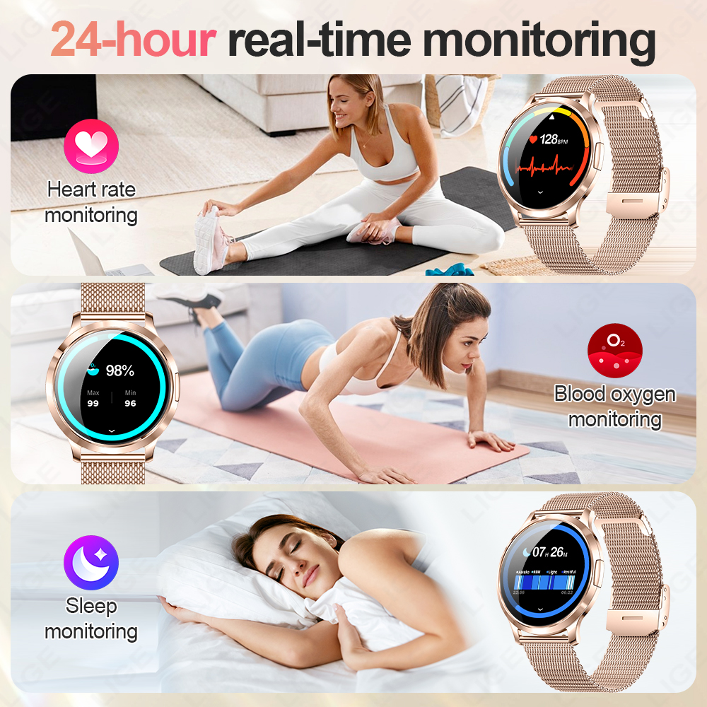 LIGE 2026 New Smart Watch Wome – Diy Electronics Music recenzja i cena