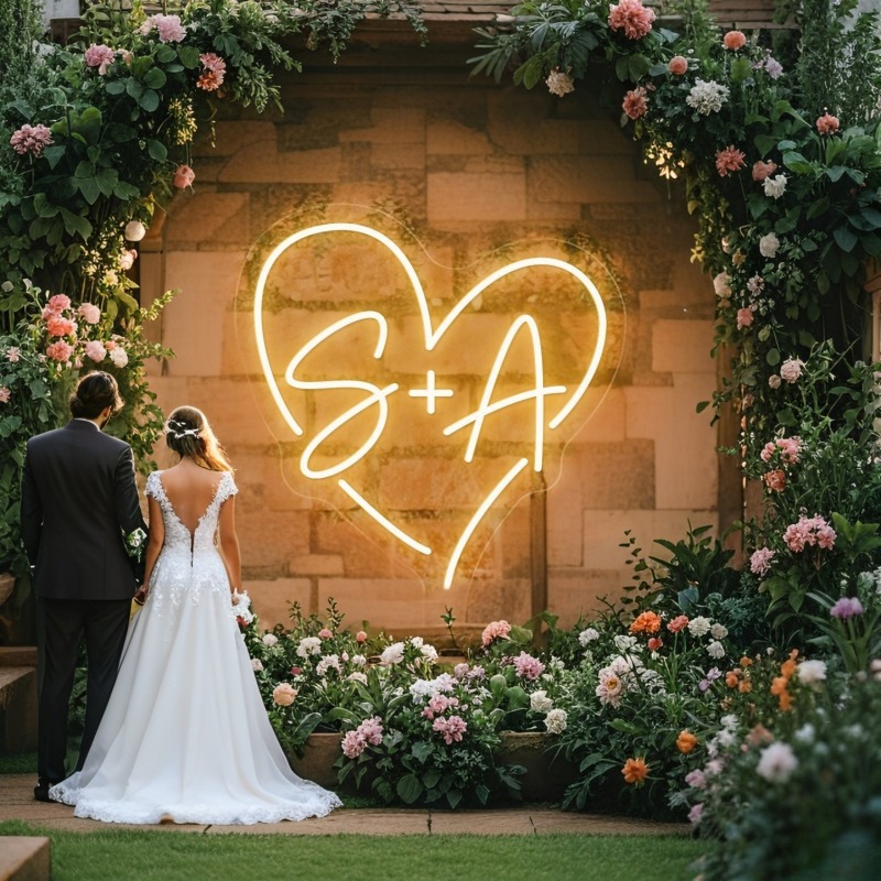 Custom Initials Heart LED Neon – Diy Halloween Electronics recenzja i cena