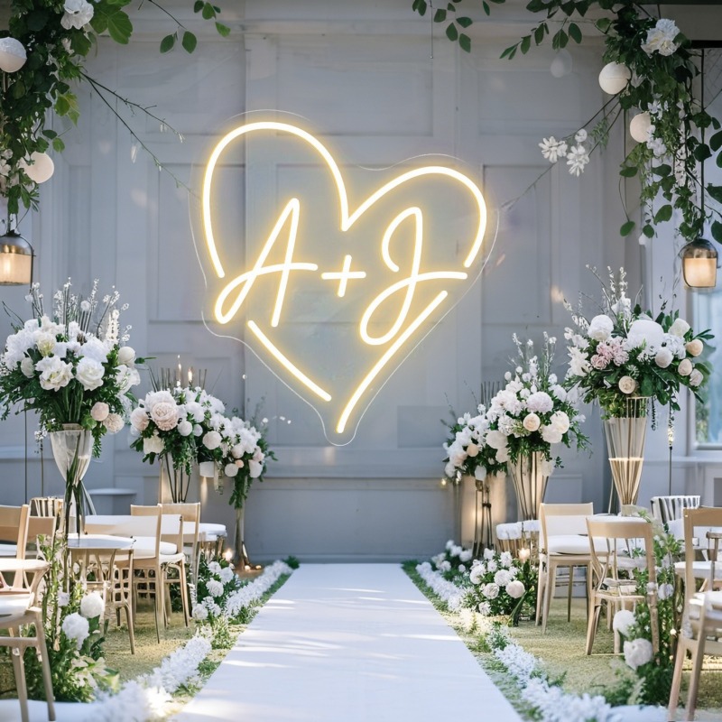 Custom Initials Heart LED Neon – Diy Halloween Electronics recenzja i cena