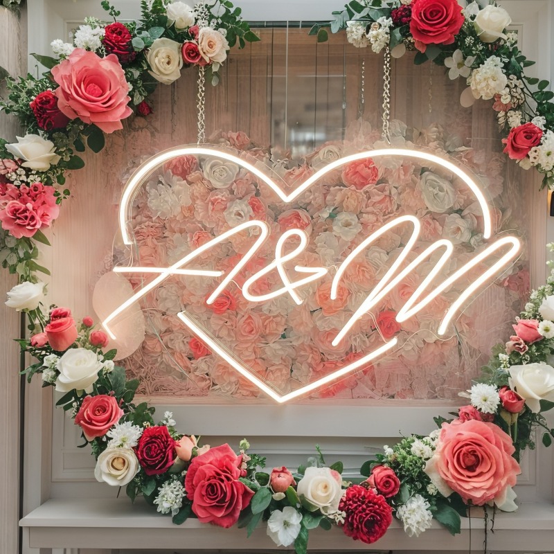 Custom Initials Heart LED Neon – Diy Halloween Electronics recenzja i cena