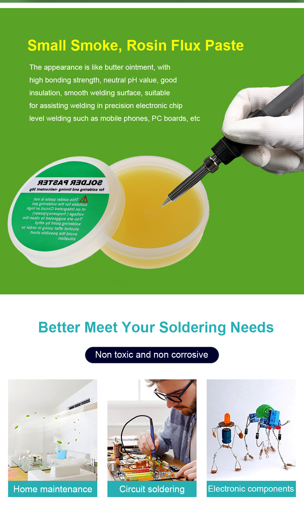 New Solder Flux for Soldering  – Diy Electronics Flux recenzja i cena