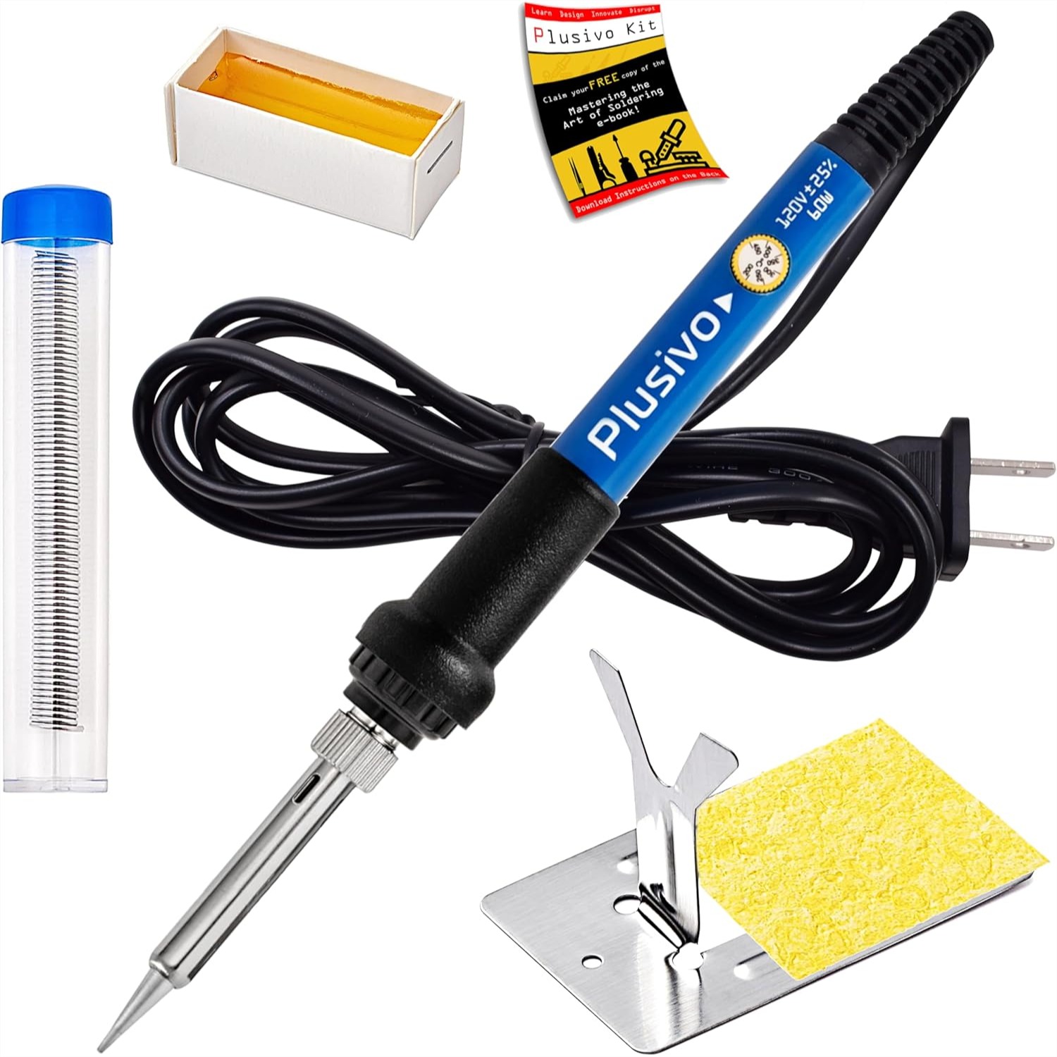 60W Soldering Iron Kit With Ad – Diy Electronics Flux recenzja i cena