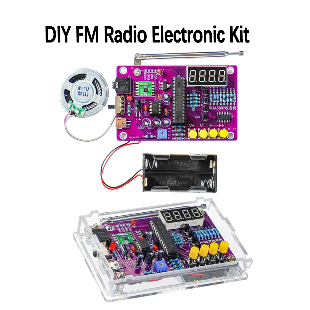 DIY FM Radio Electronic Kit 87 – Diy Electronics For Home recenzja i cena