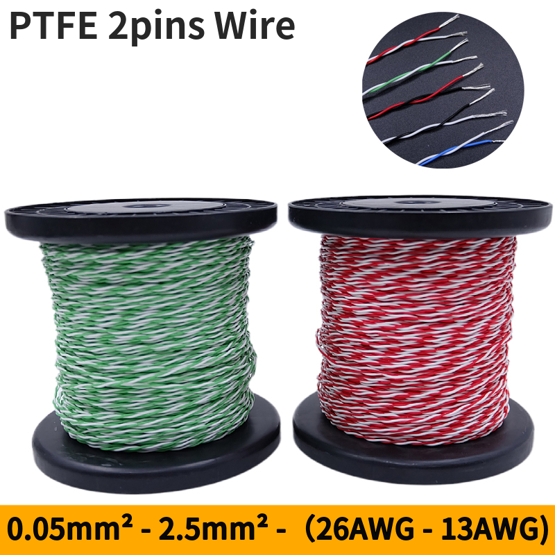 2M/10M 2pins PTFE Wire 30/26/2 – Diy Electronics Music recenzja i cena