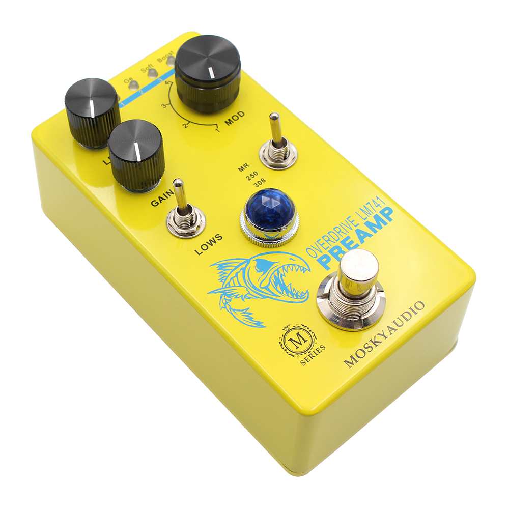MOSKY LM741 Preamp Guitar Peda – Diy Guitar Electronics recenzja i cena