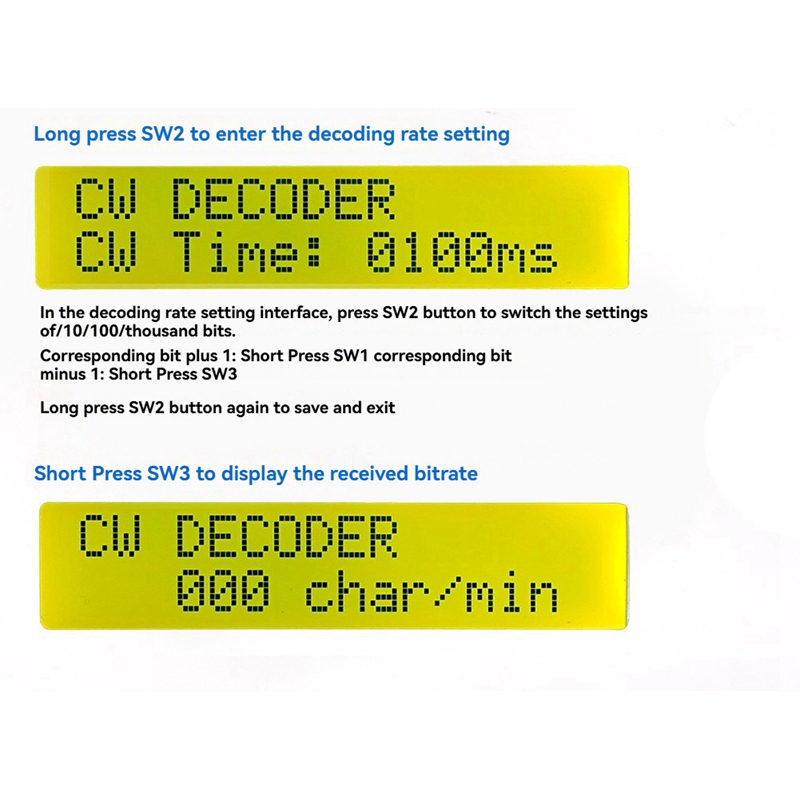 A56G-Upgraded CW Morse Code De – Diy Electronic Components recenzja i cena