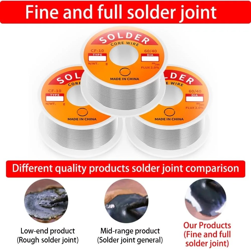 Tin Solder Wire Rosin Core 2%  – Diy Electronics Flux recenzja i cena