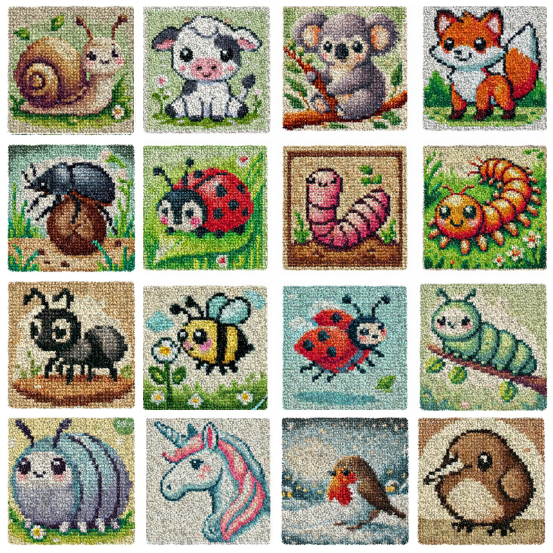 Cute Animals Embroidery Latch  – Diy Electronics Watch recenzja i cena