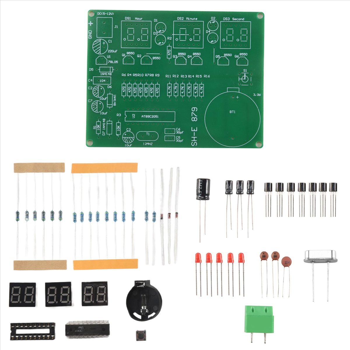A003 AT89C2051 6 Digital LED D – Diy Electronics Flux recenzja i cena