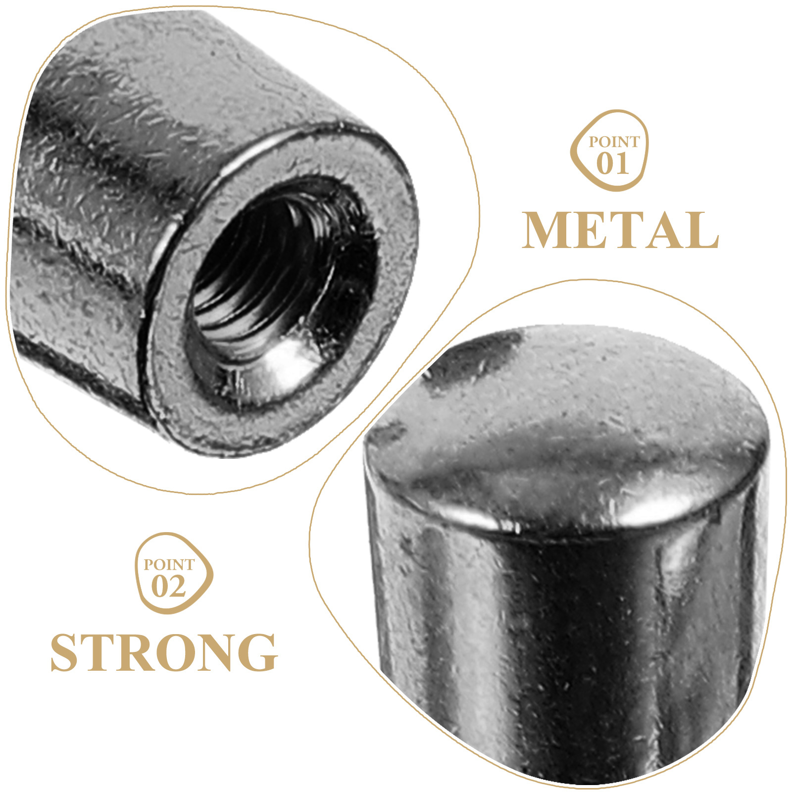 2pcs Metal Tip 4Mm Toggle Cap  – Diy Guitar Electronics recenzja i cena