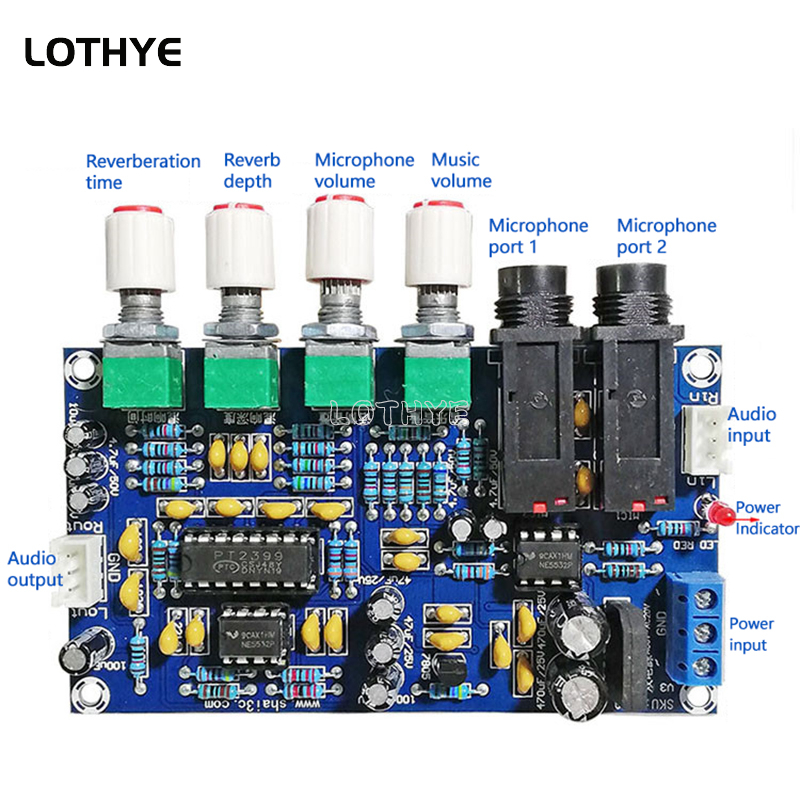 PT2399 Microphone Amplifier Bo – Diy Electronics Music recenzja i cena