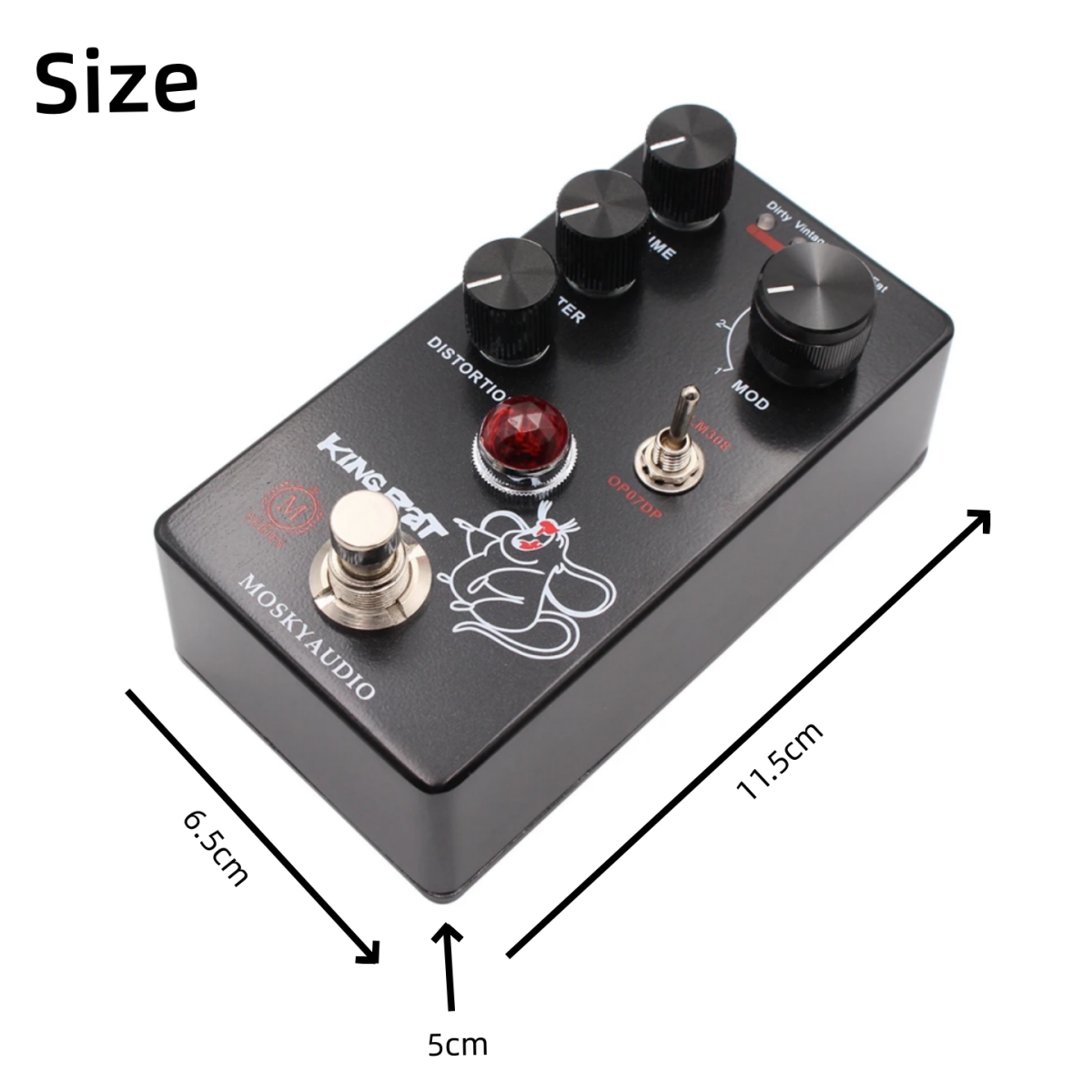 Mosky KING RAT Effects Pedal D – Diy Guitar Electronics recenzja i cena