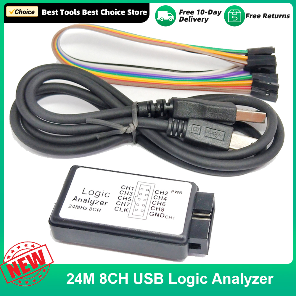 USB Logic Analyzer 24M 8CH Mic – Logic Analyzer Usb recenzja i cena
