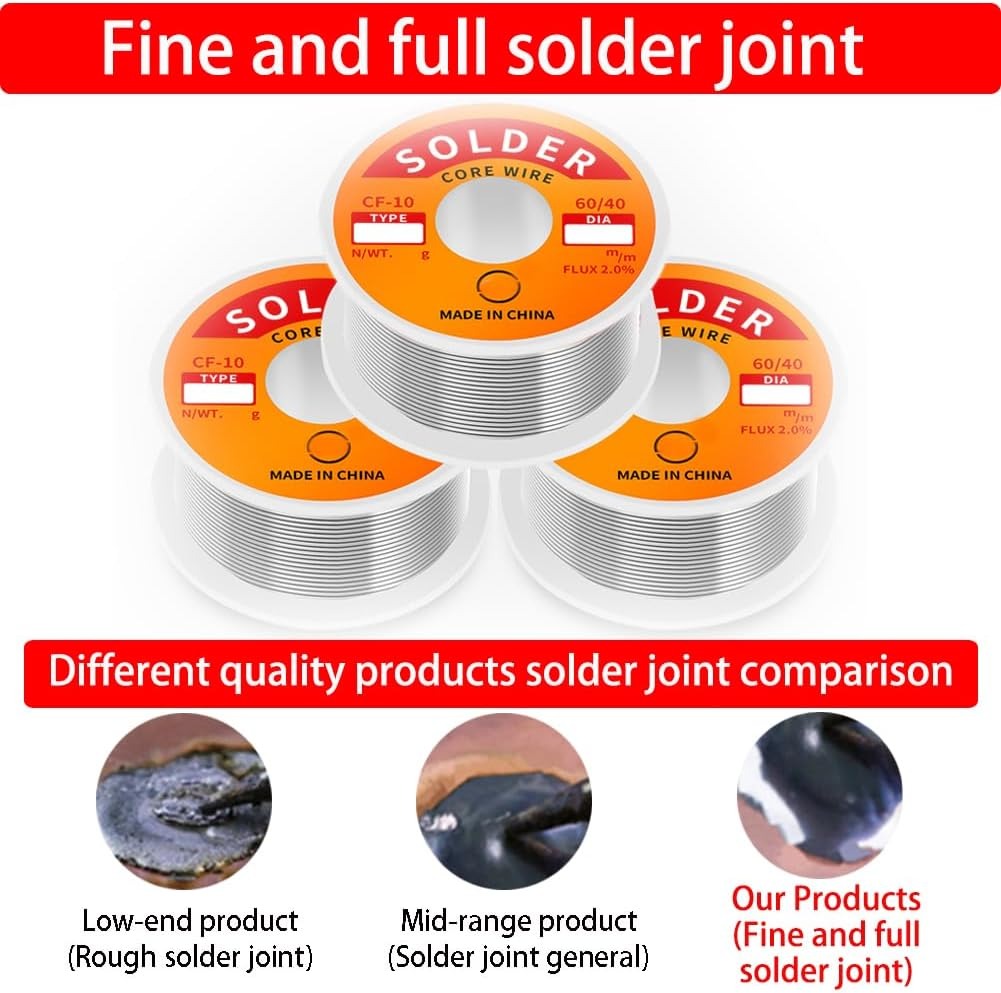 Tin Solder Wire Rosin Core 2%  – Diy Electronics Flux recenzja i cena