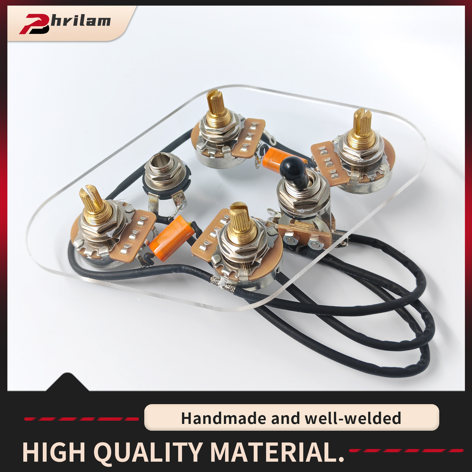 PHRILM 2T2V SG Electric Guitar – Diy Electric Guitar Electronics recenzja i cena