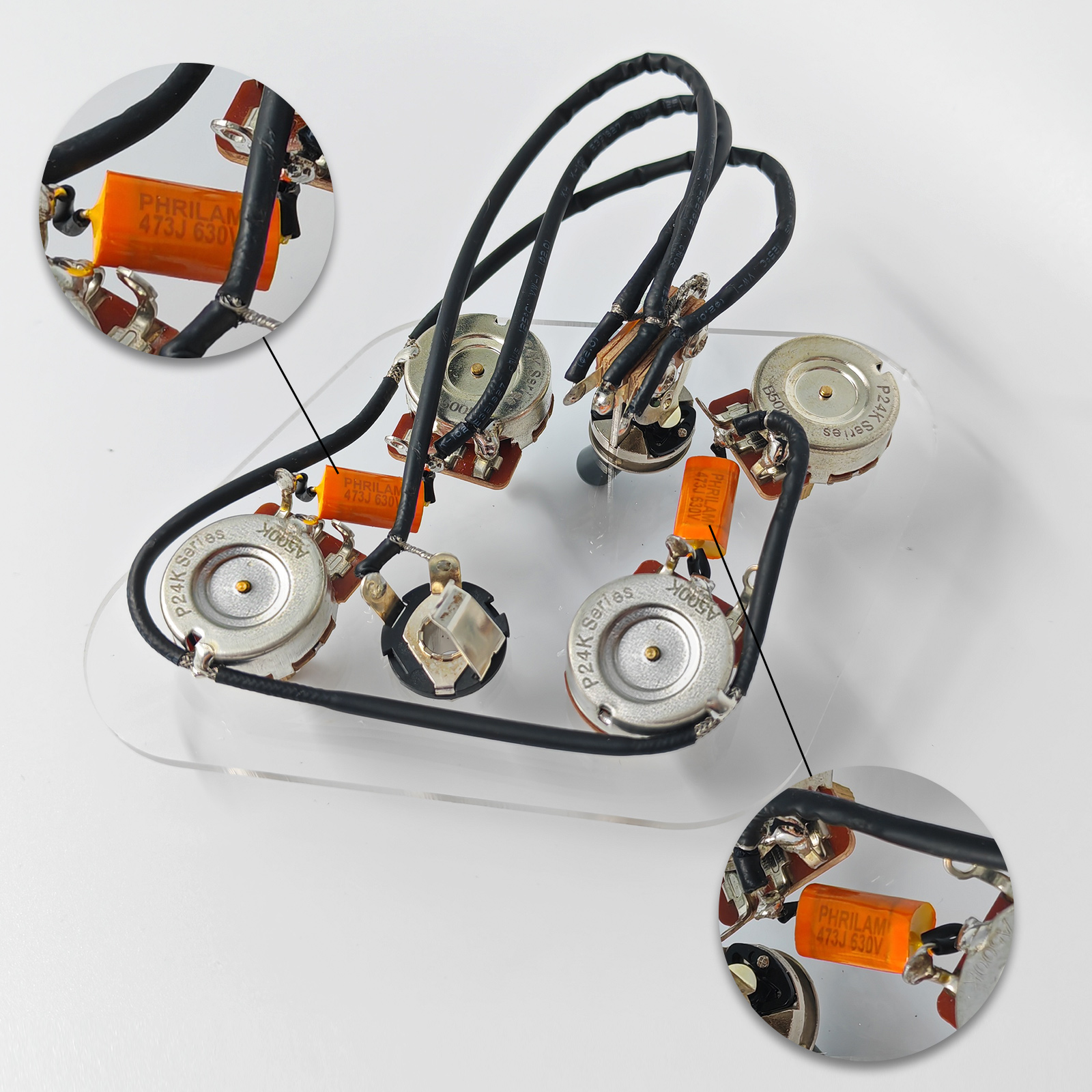 PHRILM 2T2V SG Electric Guitar – Diy Electric Guitar Electronics recenzja i cena