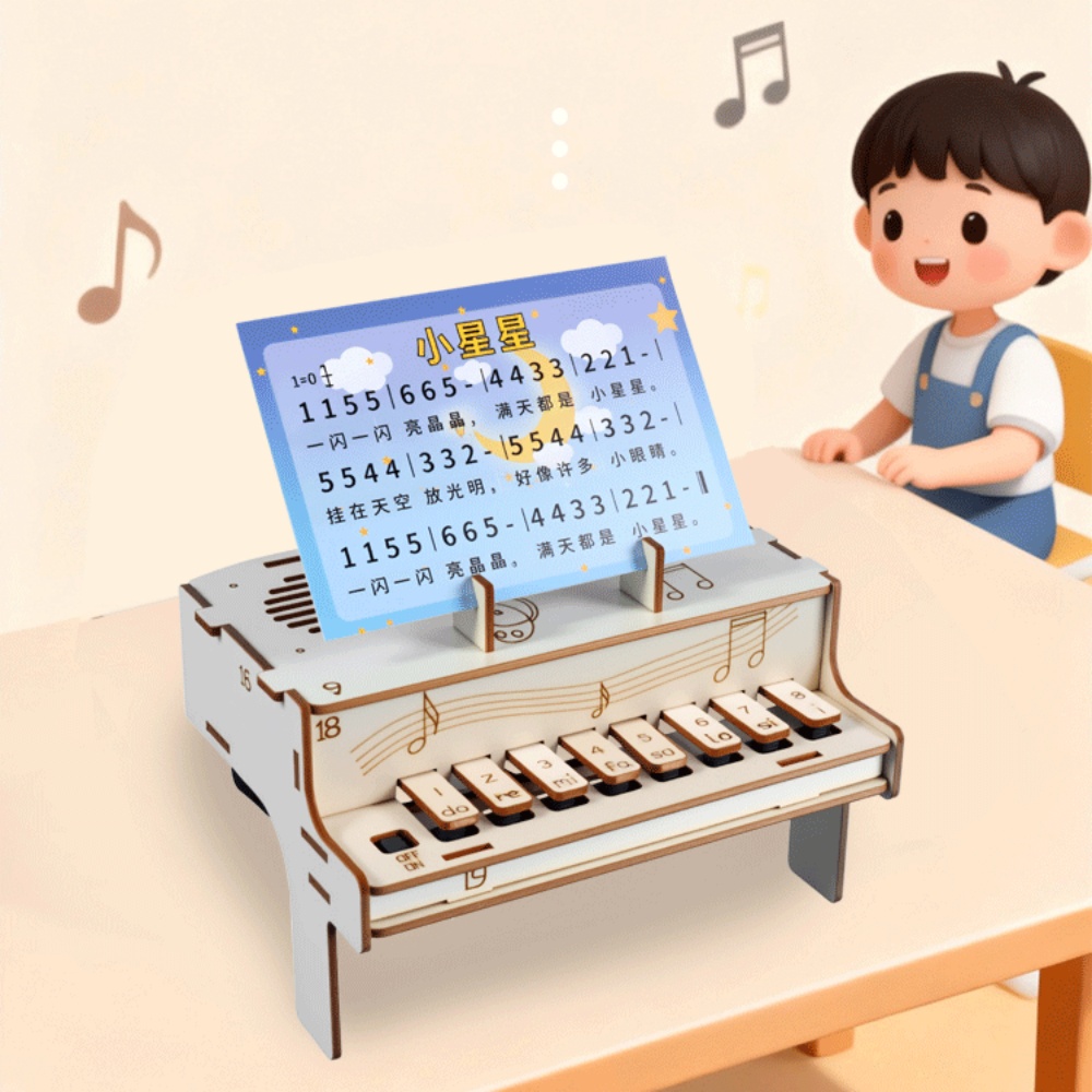 DIY Wooden Electronic Piano Mo – Diy Electronics Music recenzja i cena