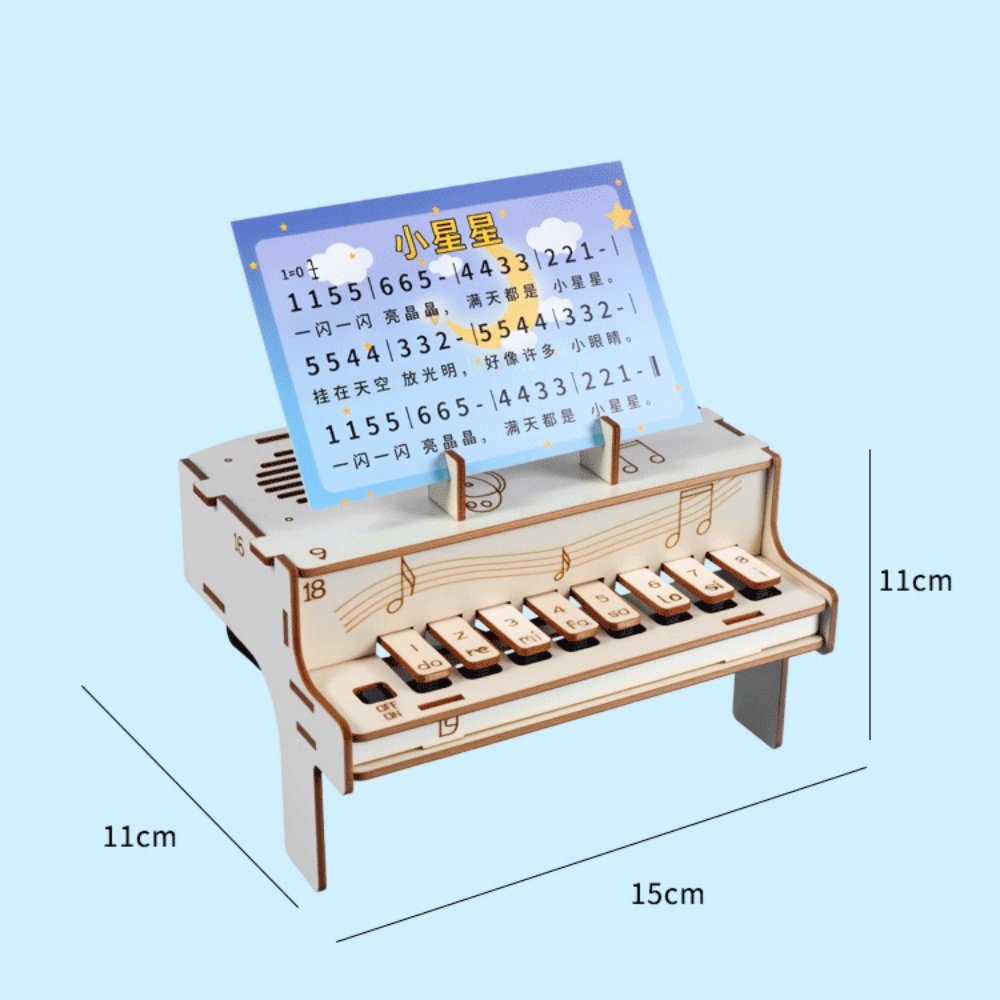 DIY Wooden Electronic Piano Mo – Diy Electronics Music recenzja i cena