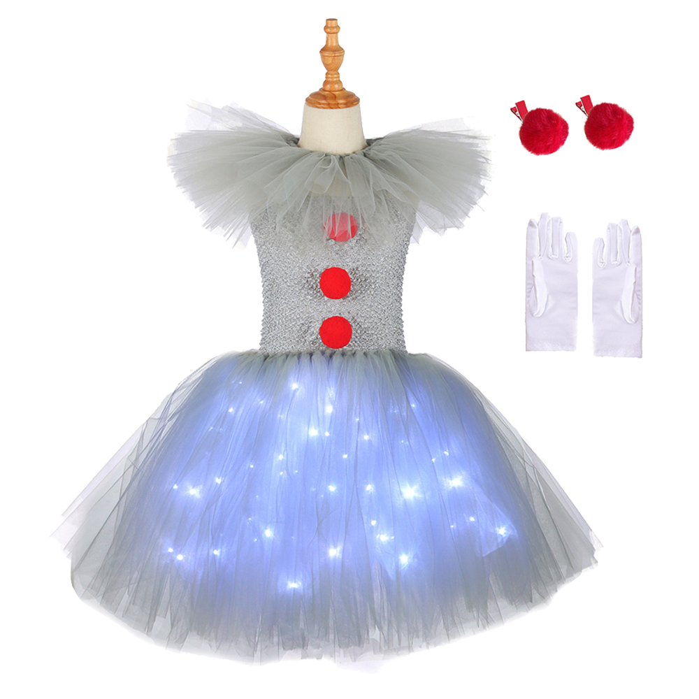 Gray Joker Girls Halloween LED – Diy Halloween Electronics recenzja i cena