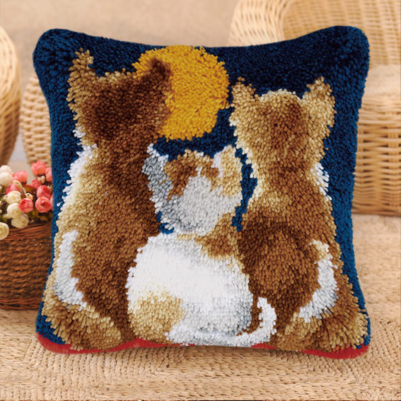 Cat Series Latch Hook Kit Mats – Diy Electronics Watch recenzja i cena