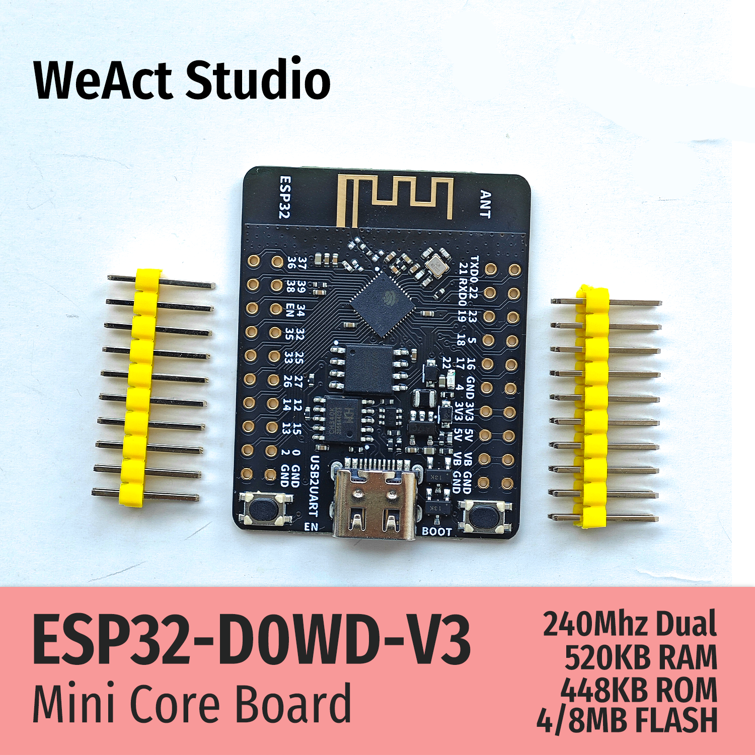 WeAct ESP32 Development Board  – Esp32 Wifi Bluetooth recenzja i cena