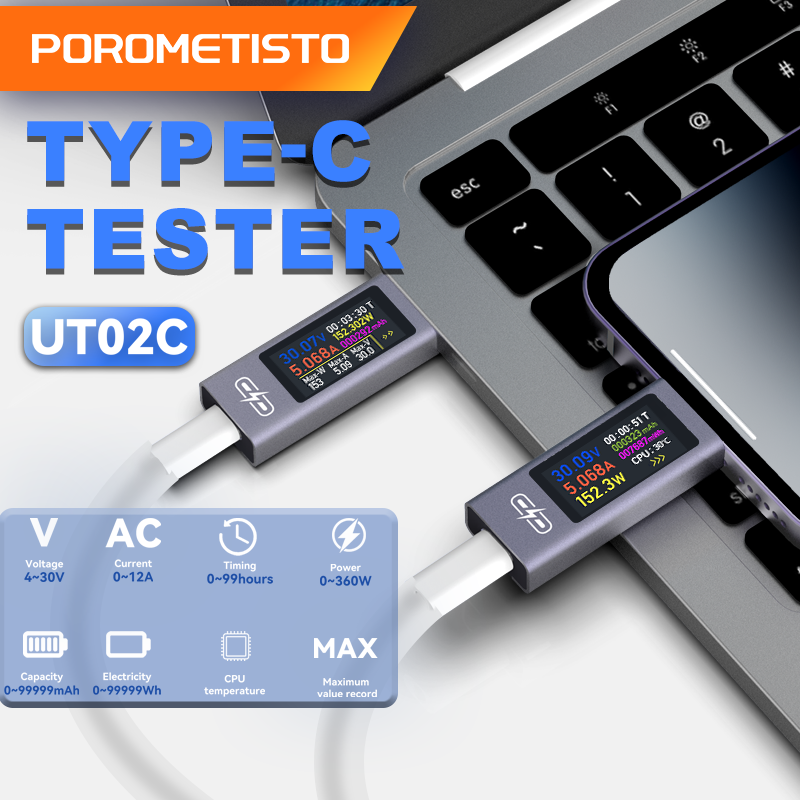 UT02C USB Color Screen Type-C  – Logic Analyzer Usb recenzja i cena