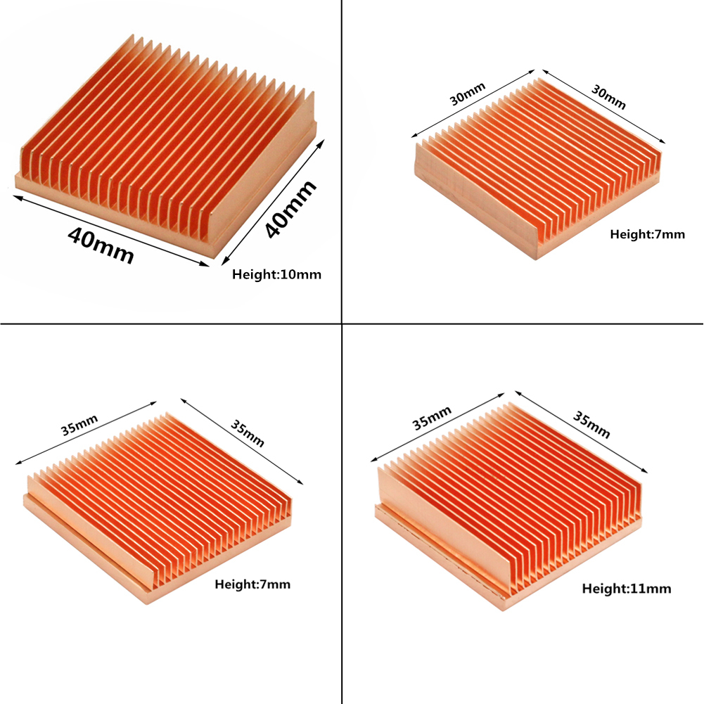 Pure Copper Heatsink DIY Heat  – Diy Electronics For Home recenzja i cena