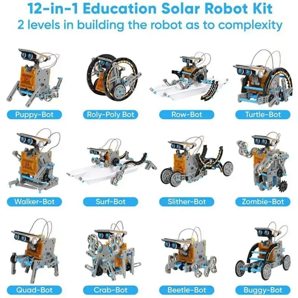 13 in 1 Solar Powered Robot Sc – Diy Home Electronics recenzja i cena