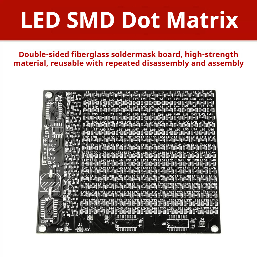 64/256 LED SMD Dot Matrix Adve – Diy Electronic Components recenzja i cena